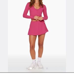 set active luxform wrap up up skirt set